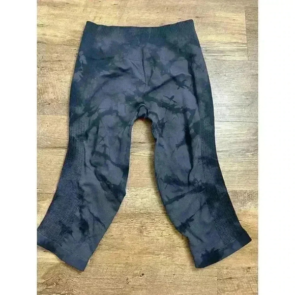 lululemon athletica Pants - Lululemon Flow & Go Crop Women's 10 High Rise Seamless Leggings Tie Dye